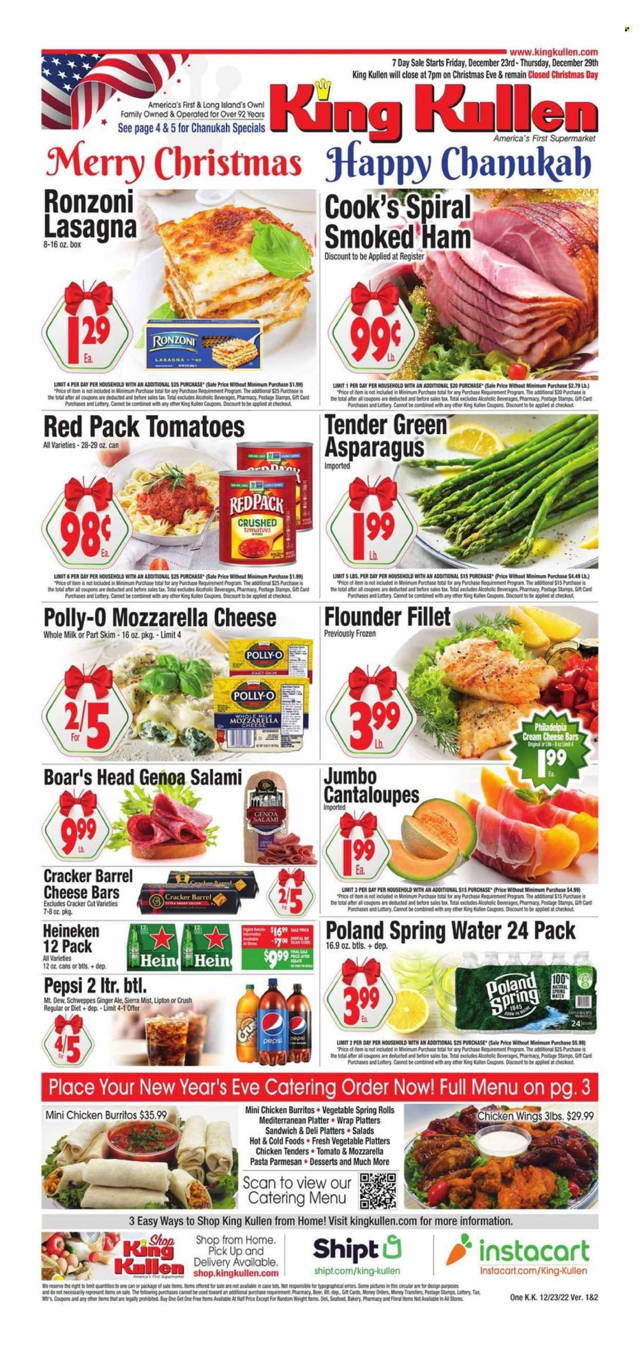 King Kullen (NY) Weekly Ad Flyer Specials December 23 to December 29, 2022