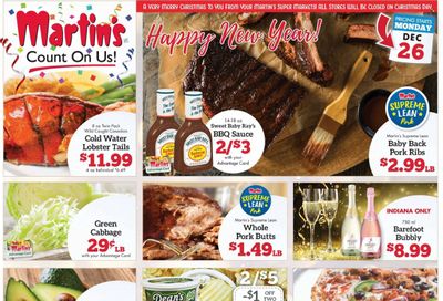 Martin’s (IN, MI) Weekly Ad Flyer Specials December 26 to January 1, 2023