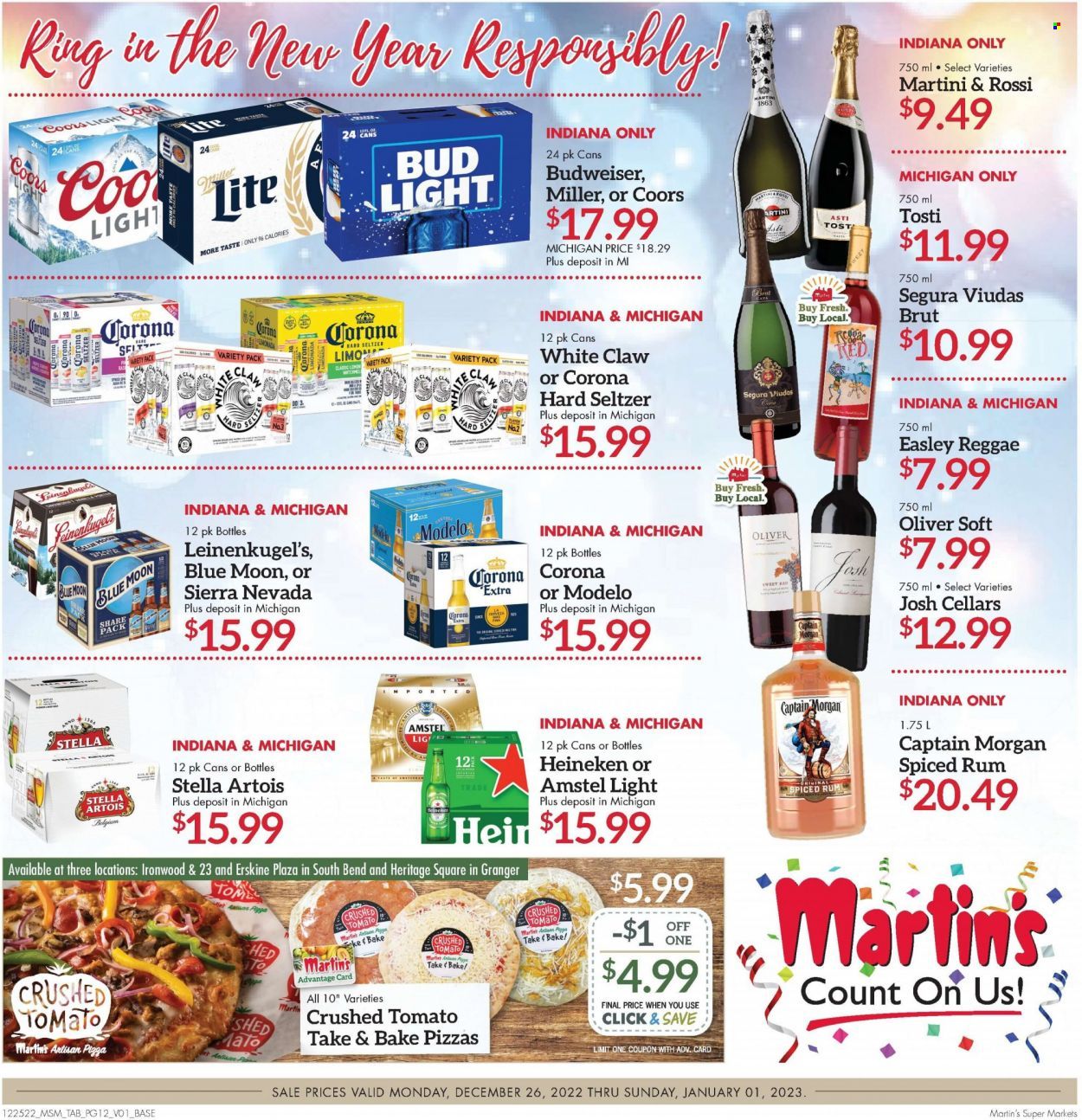Martin’s (IN, MI) Weekly Ad Flyer Specials December 26 to January 1, 2023