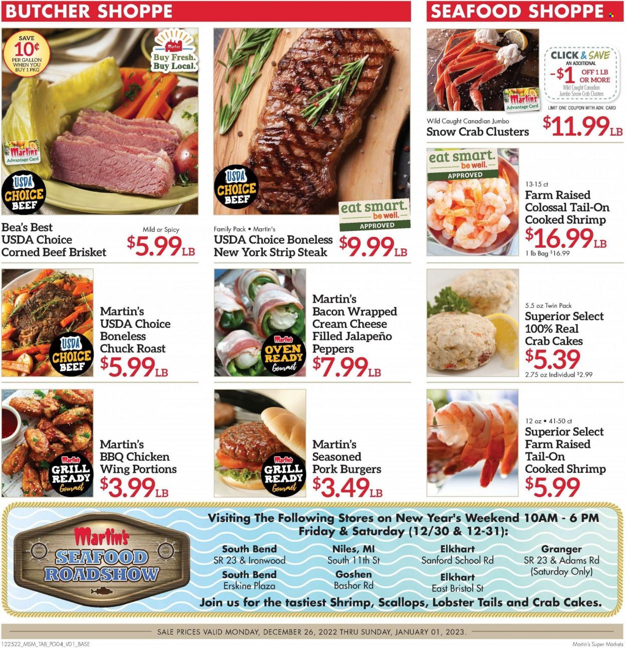 Martin’s (IN, MI) Weekly Ad Flyer Specials December 26 to January 1, 2023