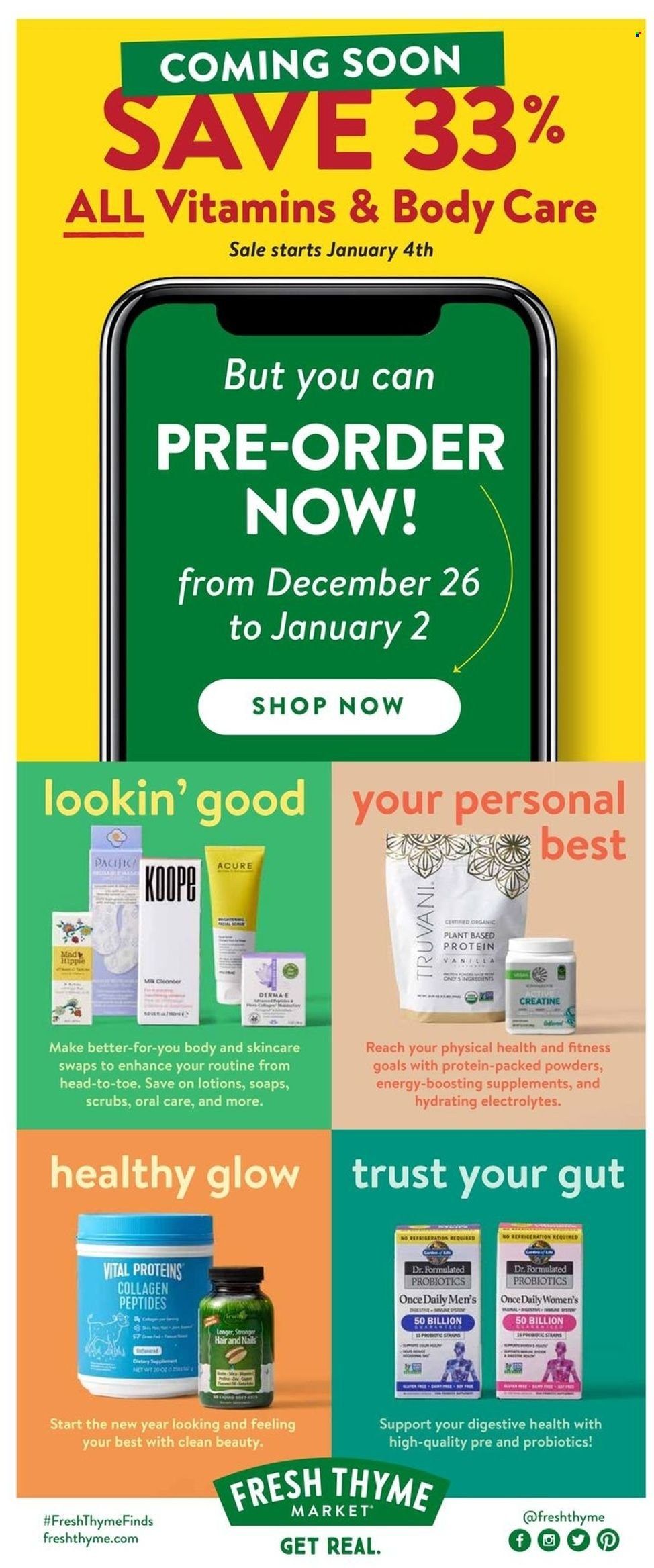 Fresh Thyme Weekly Ad Flyer Specials December 26 to January 3, 2023
