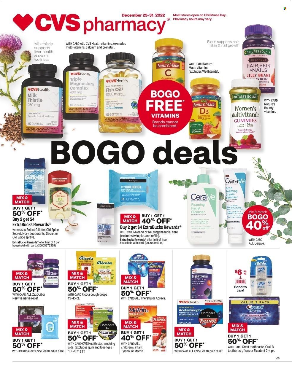 CVS Pharmacy Weekly Ad Flyer Specials December 25 to December 31, 2022