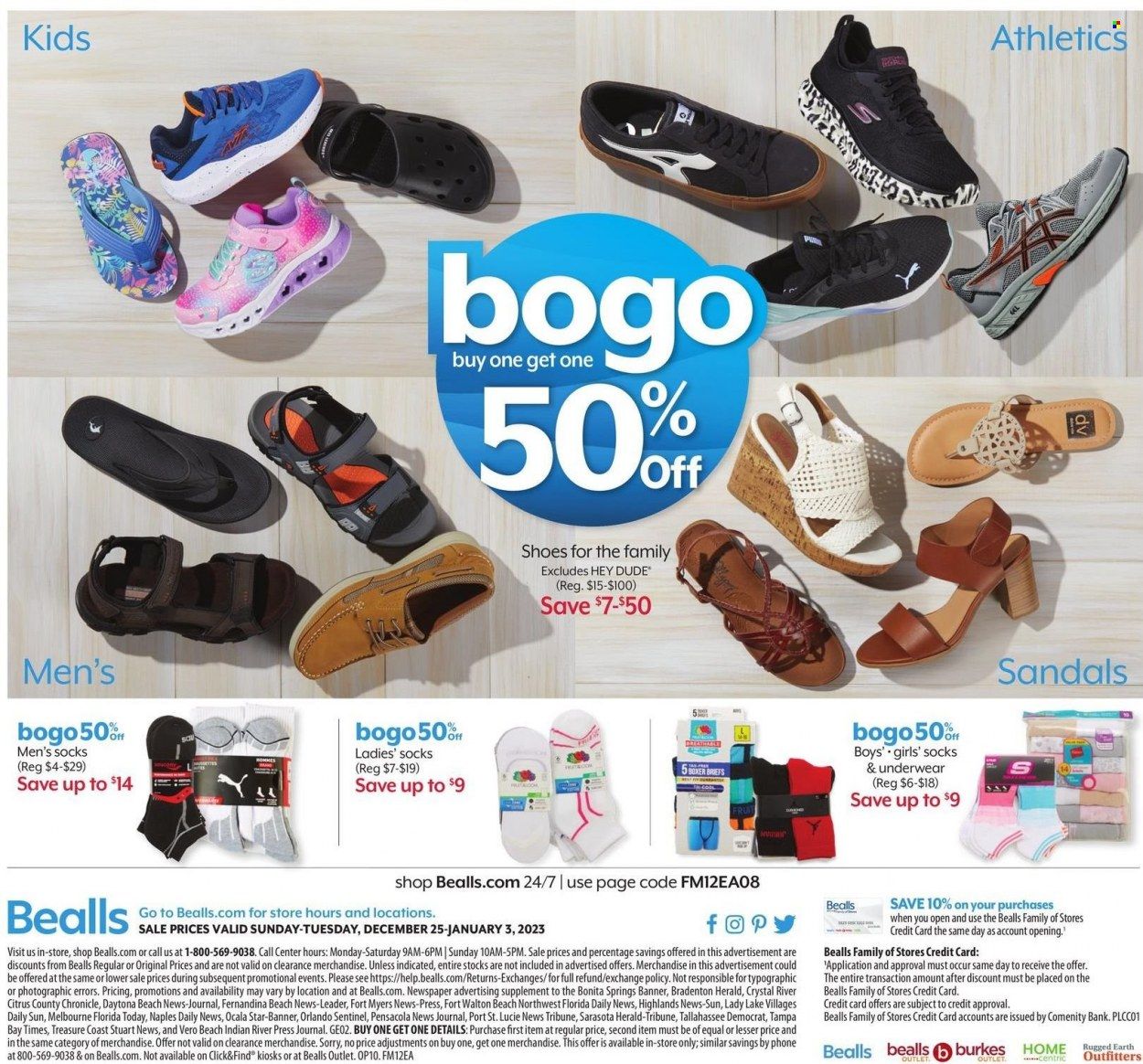 Bealls Florida (FL) Weekly Ad Flyer Specials December 25 to January 3, 2023