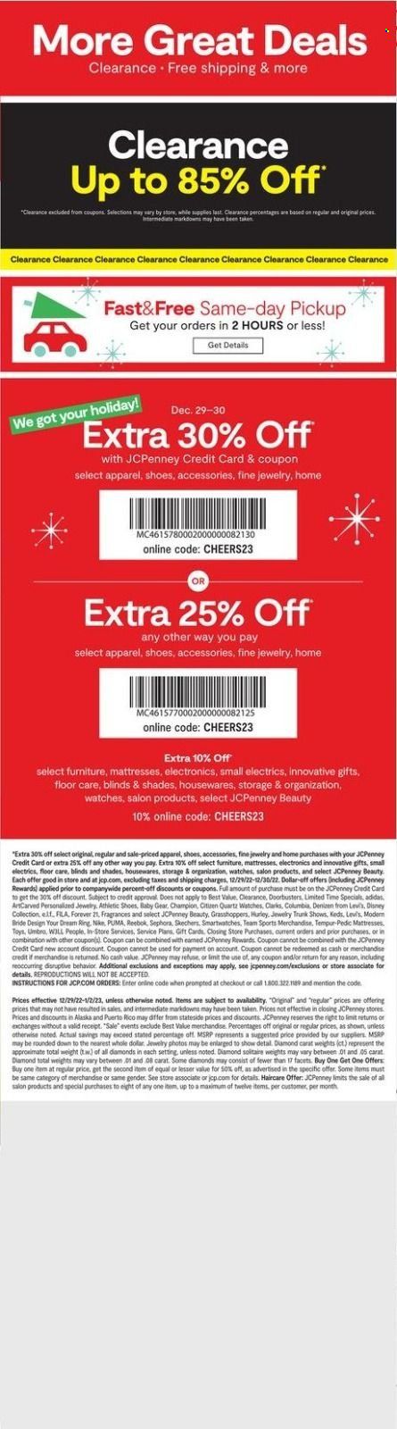 JCPenney Weekly Ad Flyer Specials December 29 to December 30, 2022