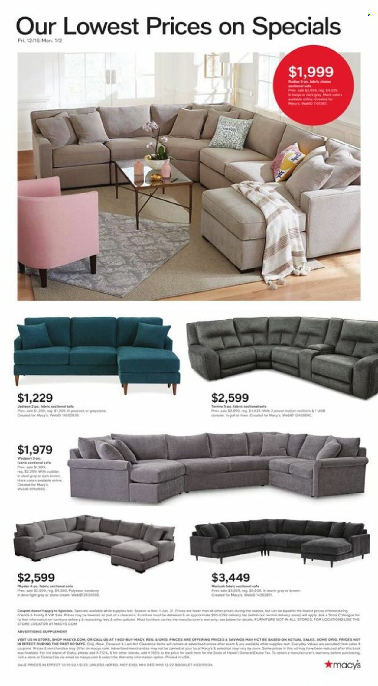 Macy's Weekly Ad Flyer Specials December 25 to January 2, 2023