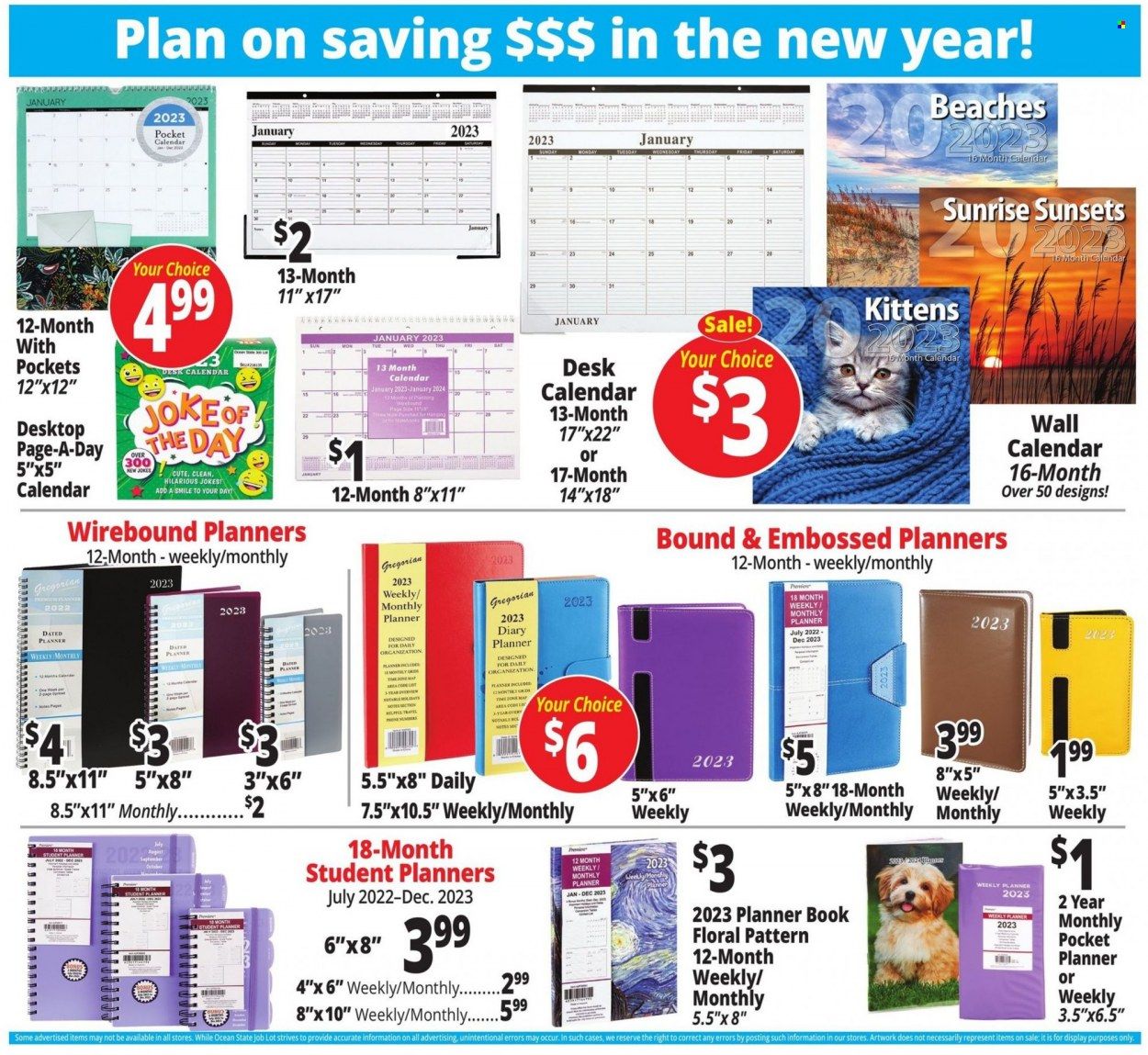 Ocean State Job Lot (CT, MA, ME, NH, NJ, NY, RI, VT) Weekly Ad Flyer Specials December 29 to January 4, 2023