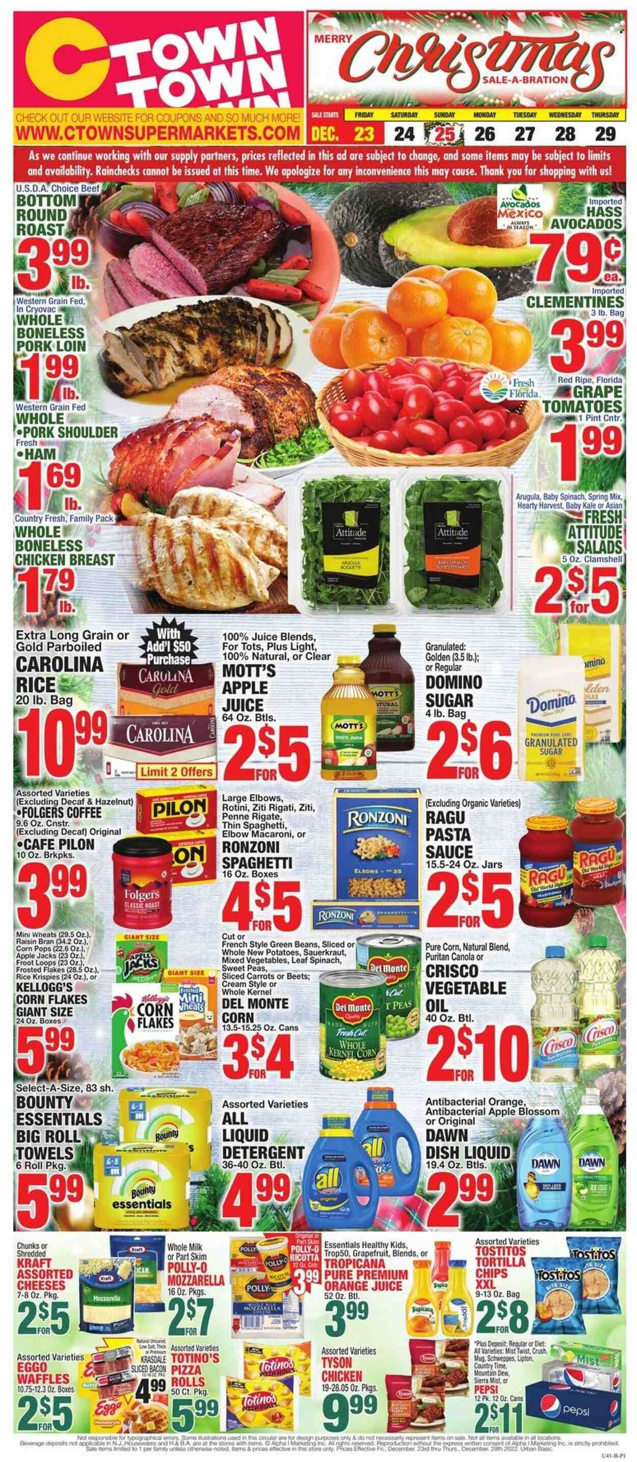 C-Town (CT, FL, MA, NJ, NY, PA) Weekly Ad Flyer Specials December 23 to December 29, 2022