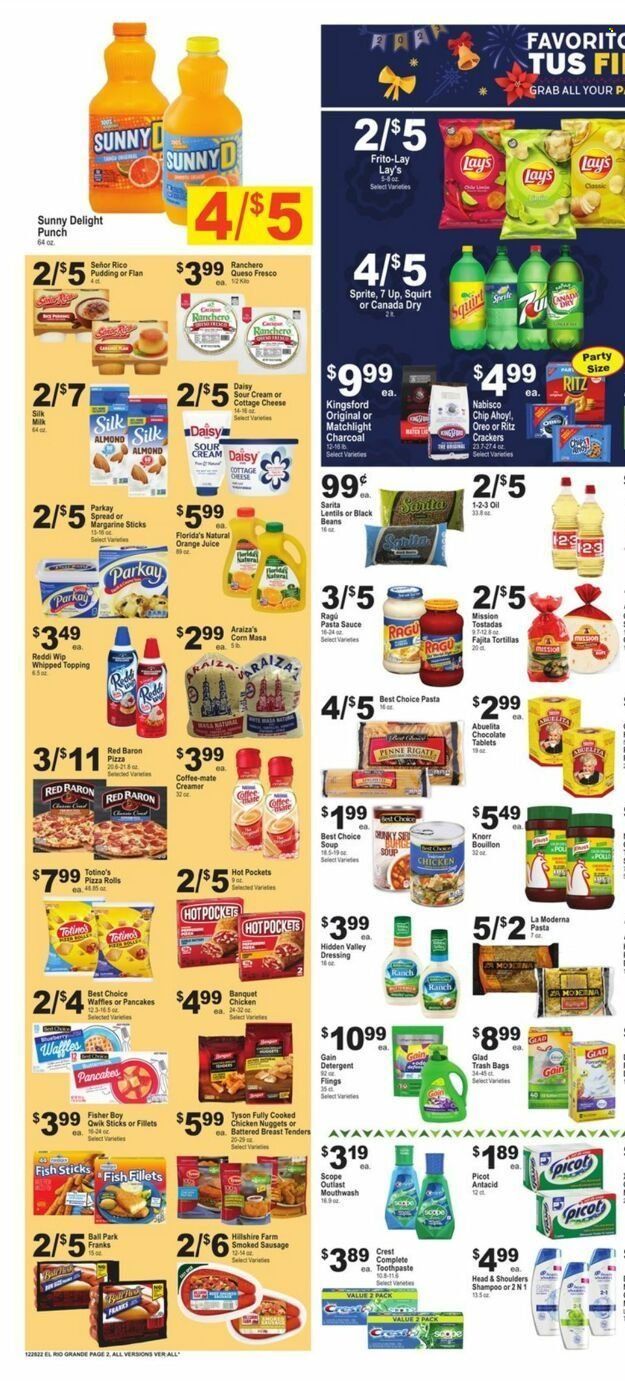 El Rio Grande (TX) Weekly Ad Flyer Specials December 28 to January 3, 2023