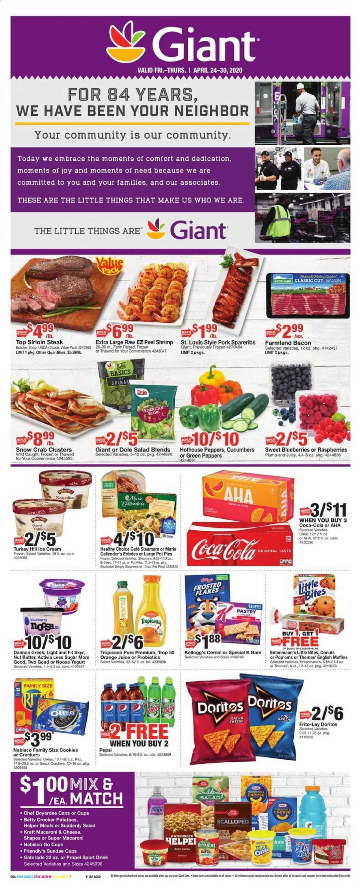 Giant Food Weekly Ad & Flyer April 24 to 30