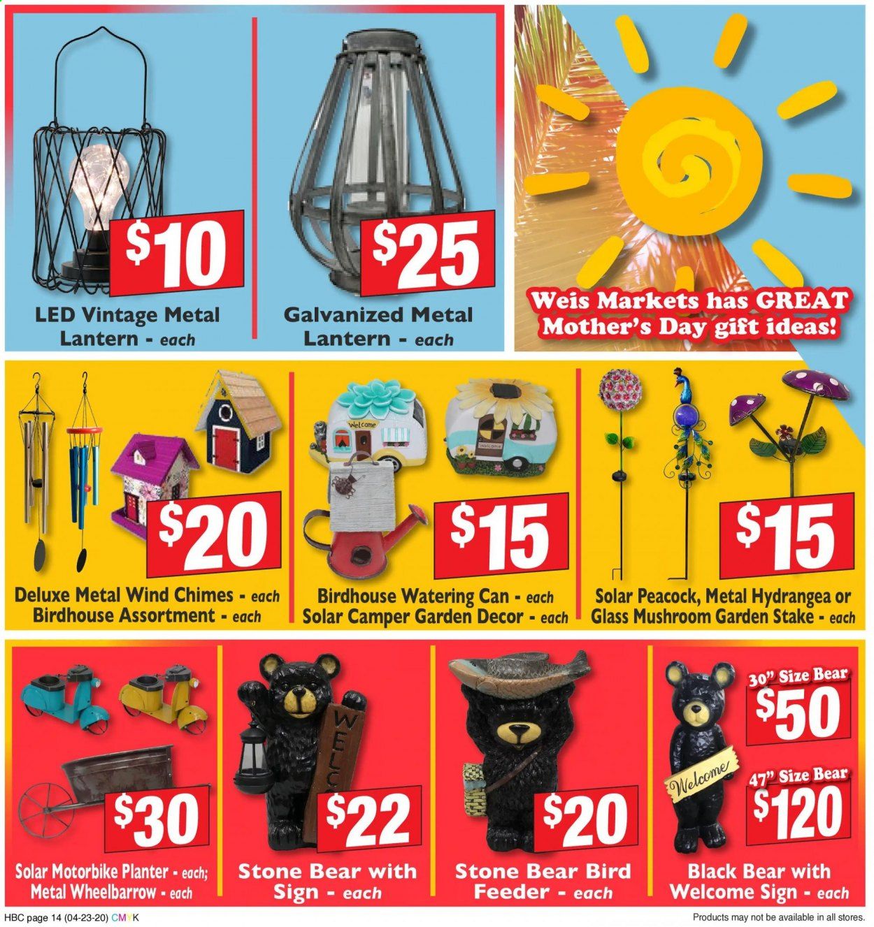 Weis Weekly Ad & Flyer April 23 to June 4