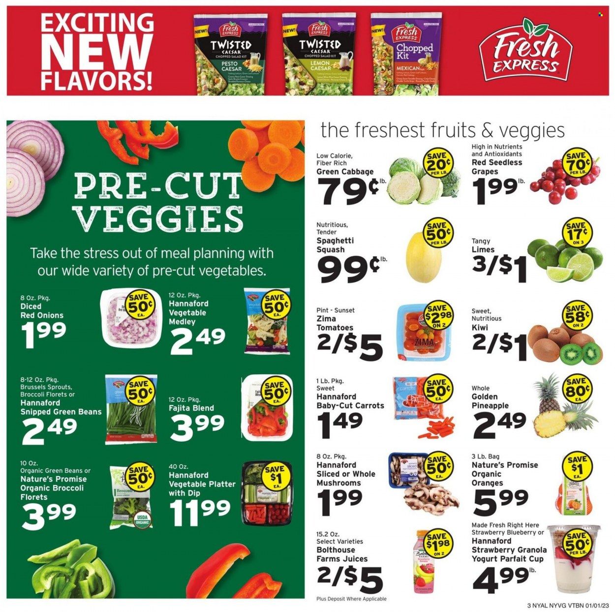 Hannaford (NY) Weekly Ad Flyer Specials January 1 to January 7, 2023