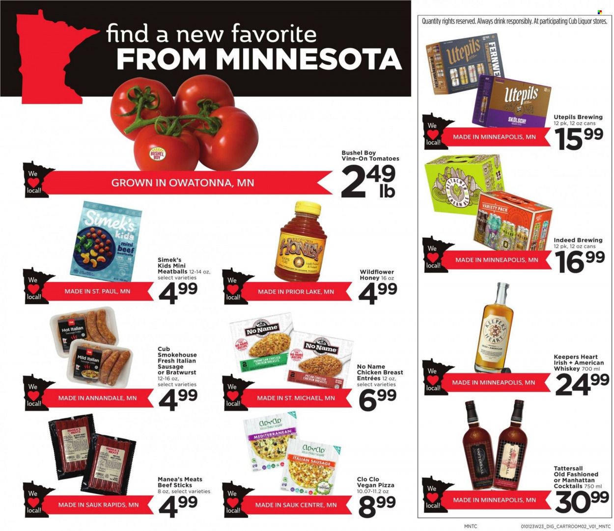 Cub Foods (MN) Weekly Ad Flyer Specials January 1 to January 7, 2023