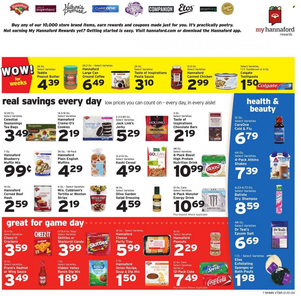 Hannaford (NH) Weekly Ad Flyer Specials January 1 to January 7, 2023