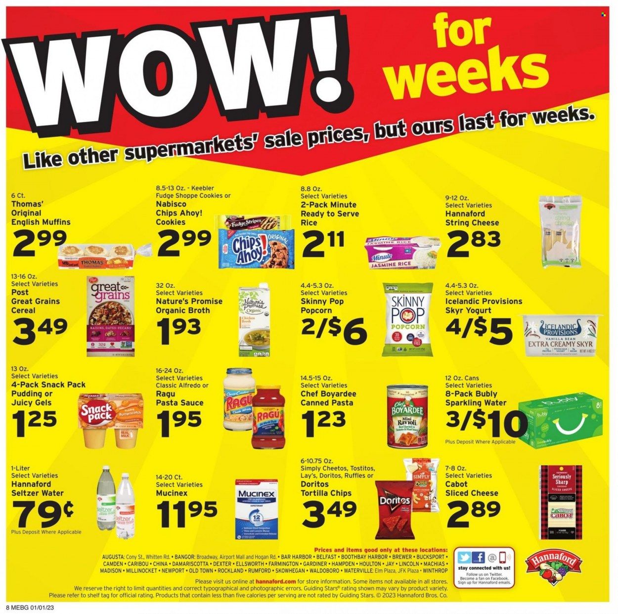 Hannaford (ME) Weekly Ad Flyer Specials January 1 to January 7, 2023