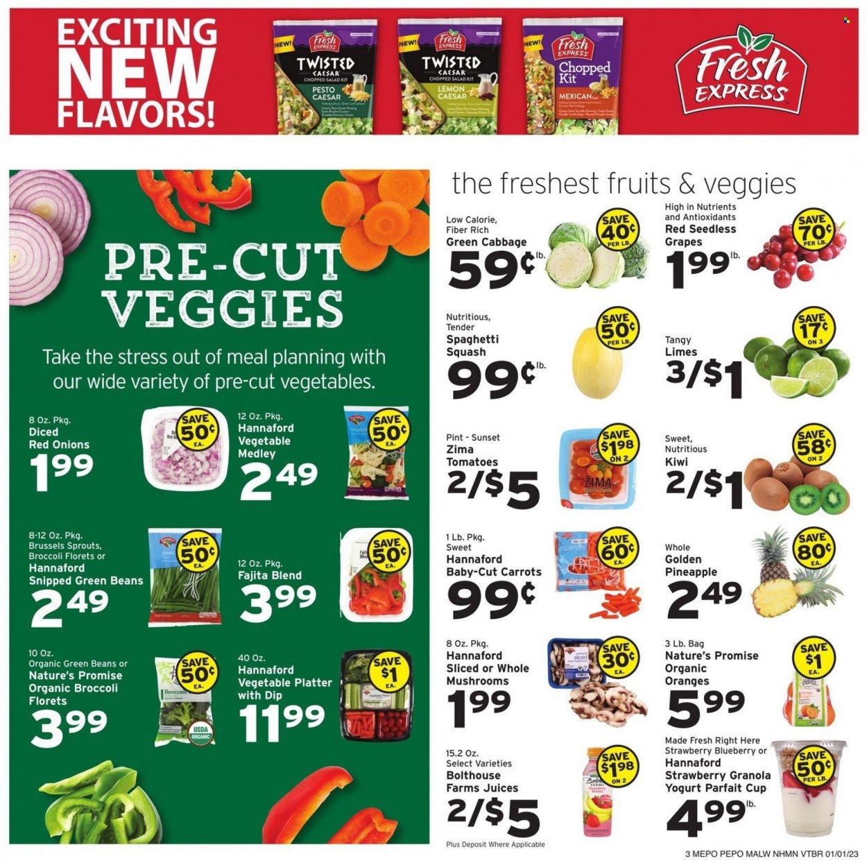 Hannaford (MA) Weekly Ad Flyer Specials January 1 to January 7, 2023