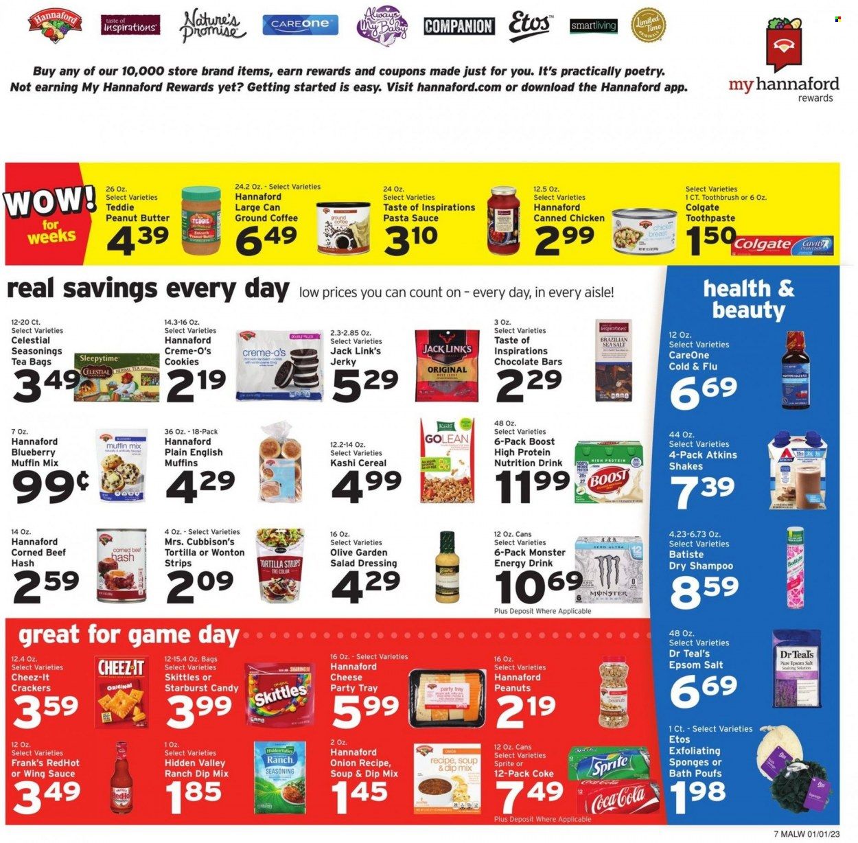 Hannaford (MA) Weekly Ad Flyer Specials January 1 to January 7, 2023