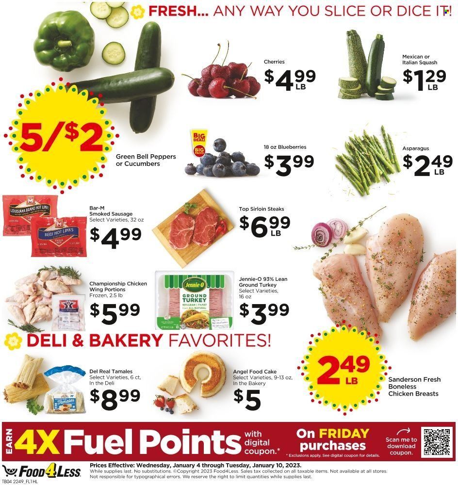 Food 4 Less (CA) Weekly Ad Flyer Specials January 4 to January 10, 2023