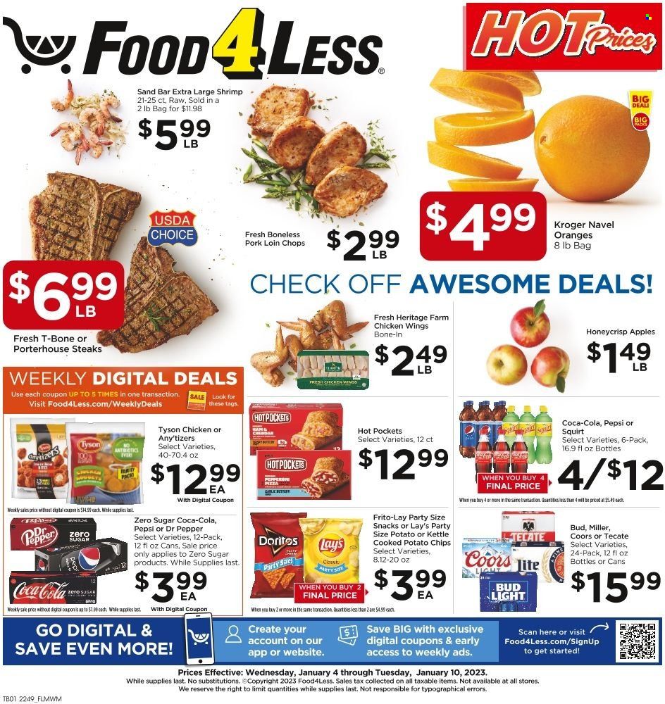 Food 4 Less (IL) Weekly Ad Flyer Specials January 4 to January 10, 2023