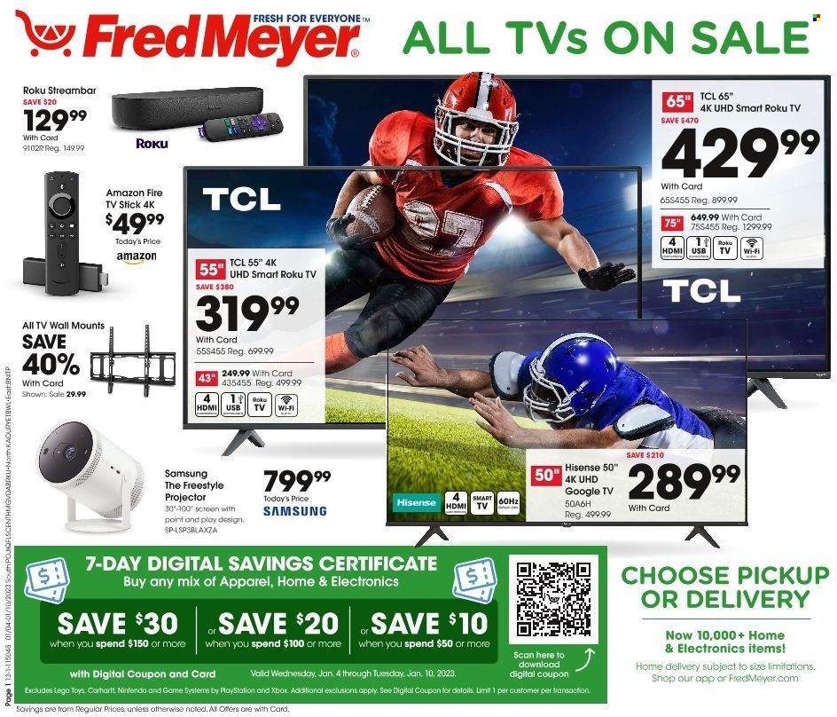 Fred Meyer Weekly Ad Flyer Specials January 4 to January 10, 2023