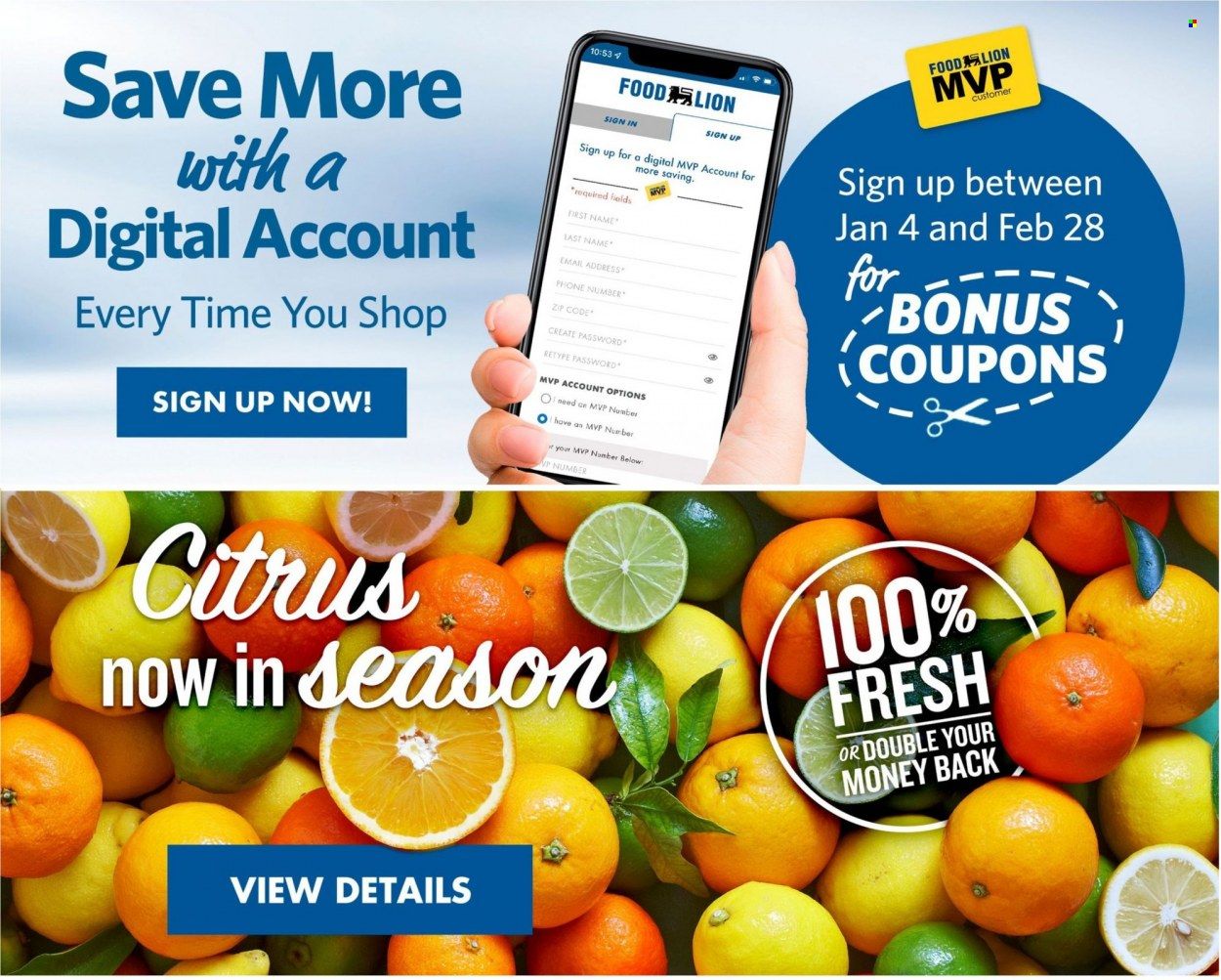 Food Lion (MD) Weekly Ad Flyer Specials January 4 to January 10, 2023