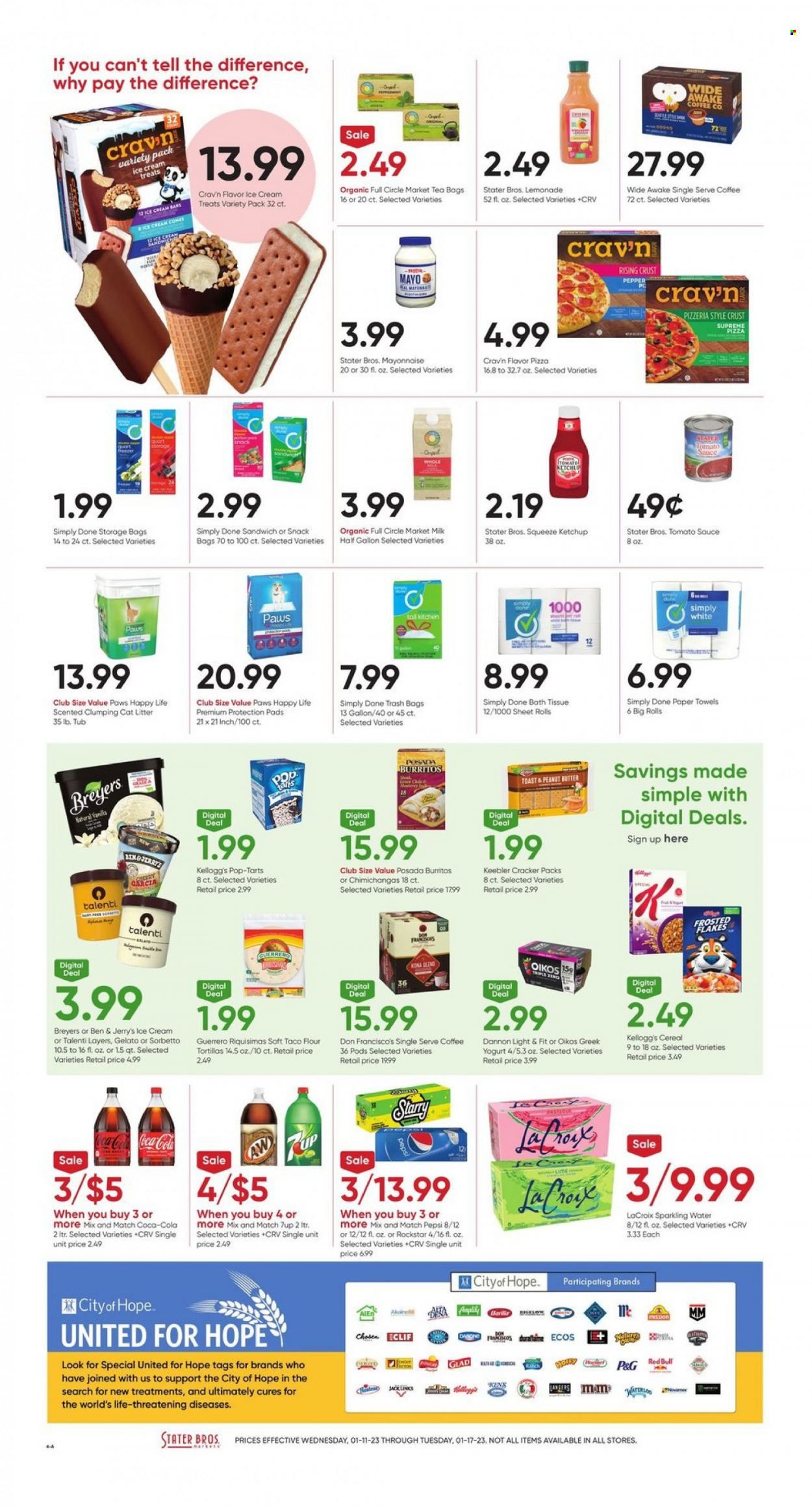 Stater Bros. (CA) Weekly Ad Flyer Specials January 11 to January 17, 2023