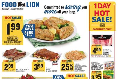 Food Lion (NC) Weekly Ad Flyer Specials January 4 to January 10, 2023