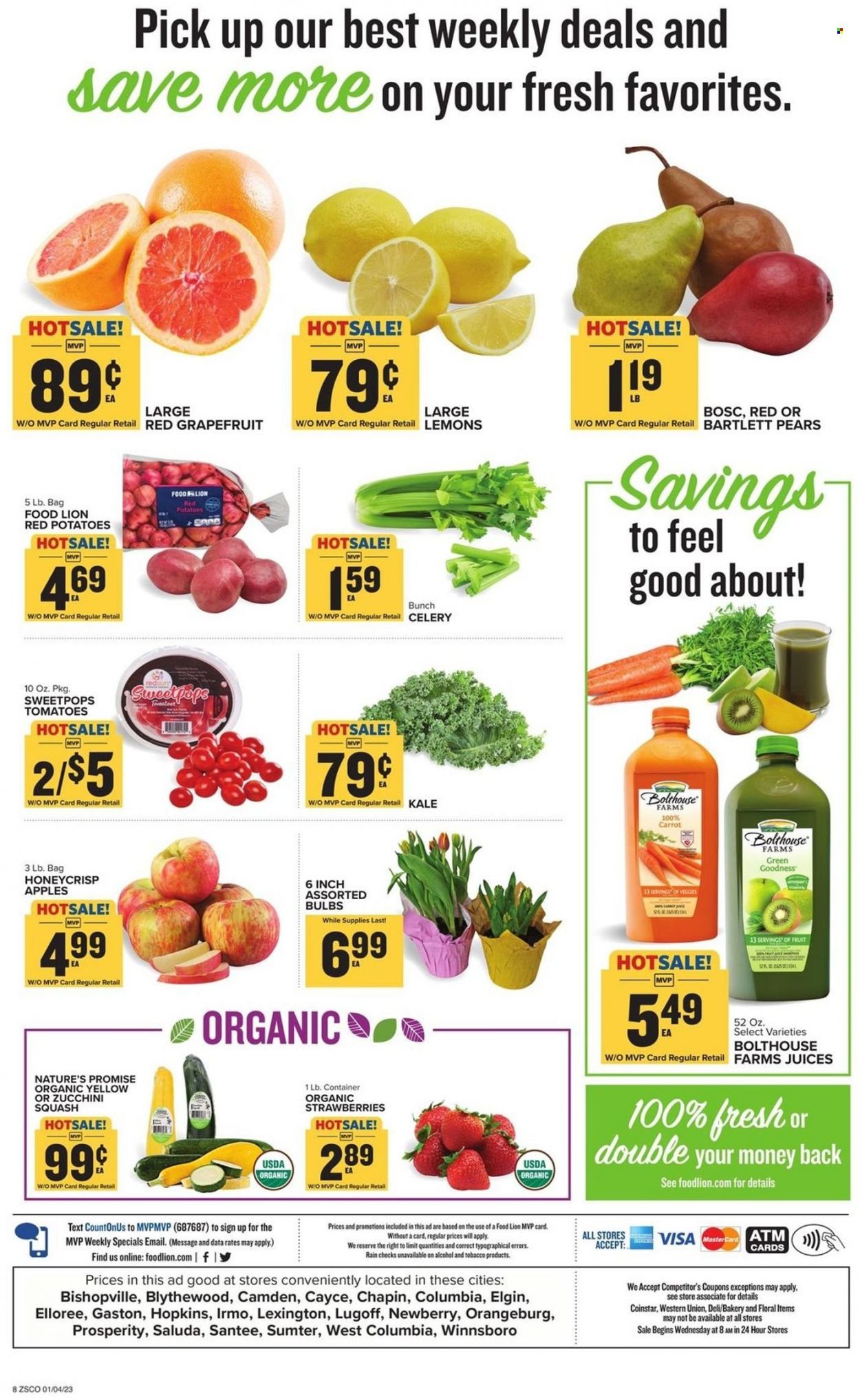 Food Lion (SC) Weekly Ad Flyer Specials January 4 to January 10, 2023
