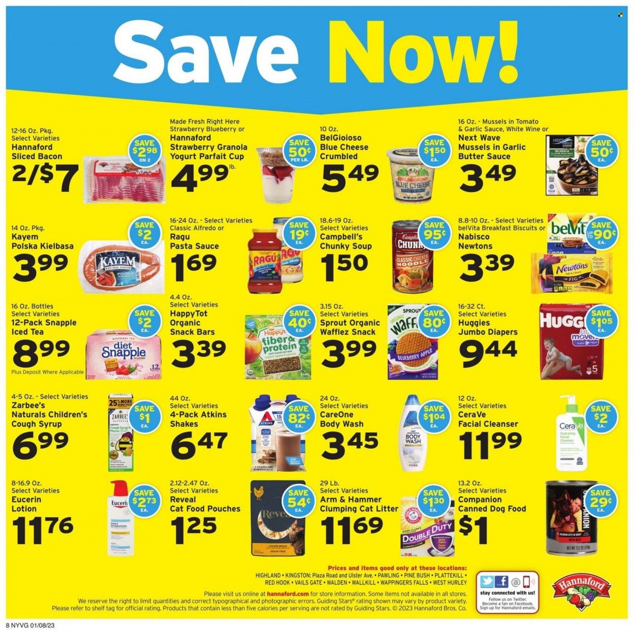 Hannaford (NY) Weekly Ad Flyer Specials January 8 to January 14, 2023