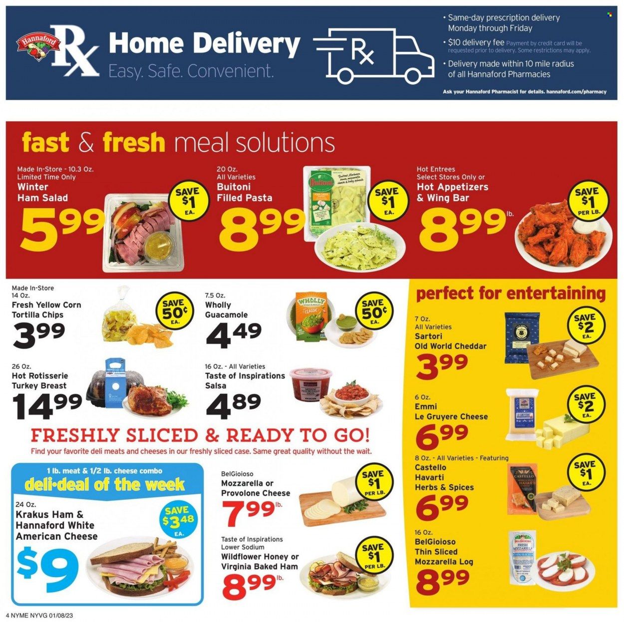 Hannaford (NY) Weekly Ad Flyer Specials January 8 to January 14, 2023