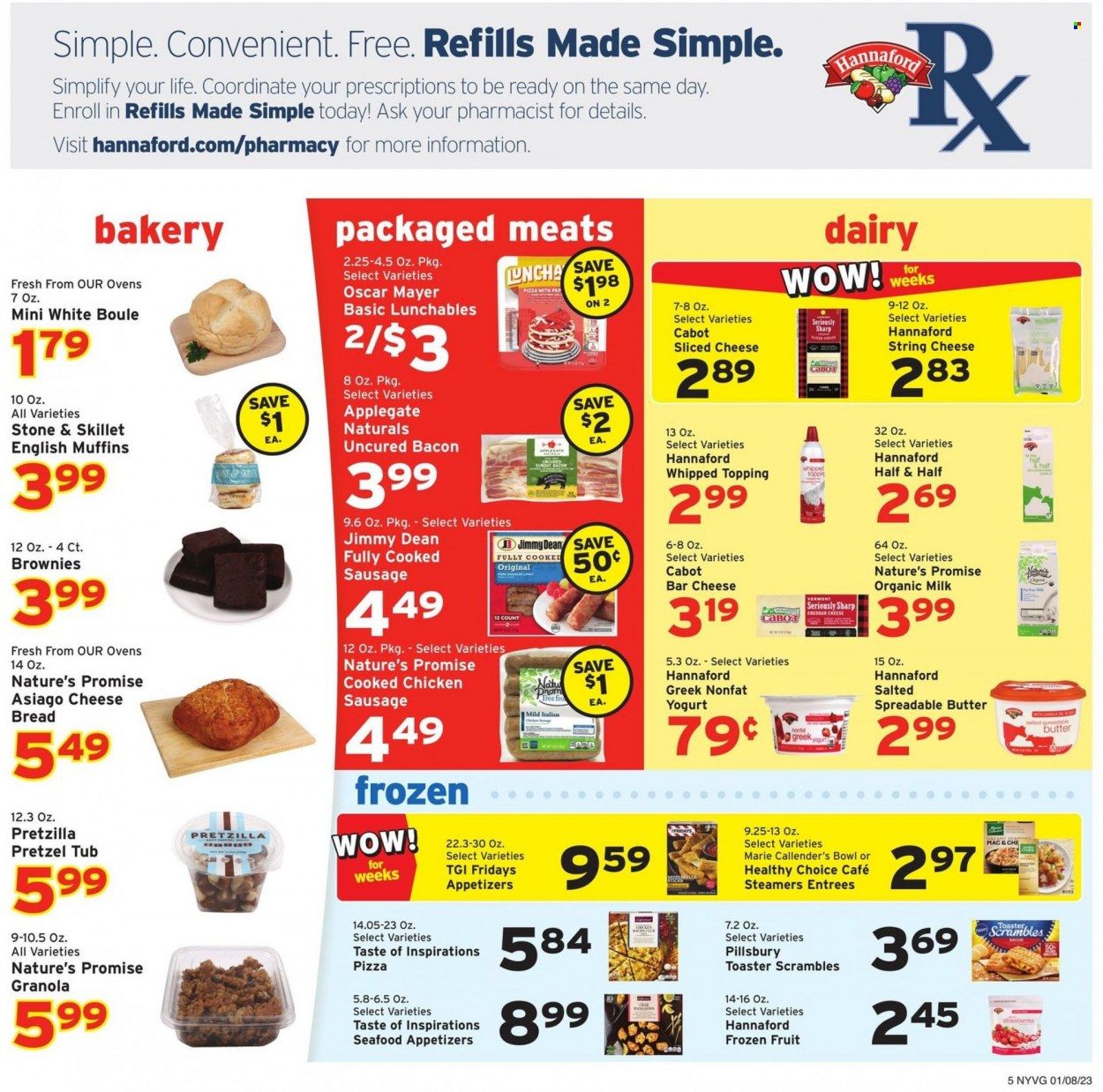 Hannaford (NY) Weekly Ad Flyer Specials January 8 to January 14, 2023