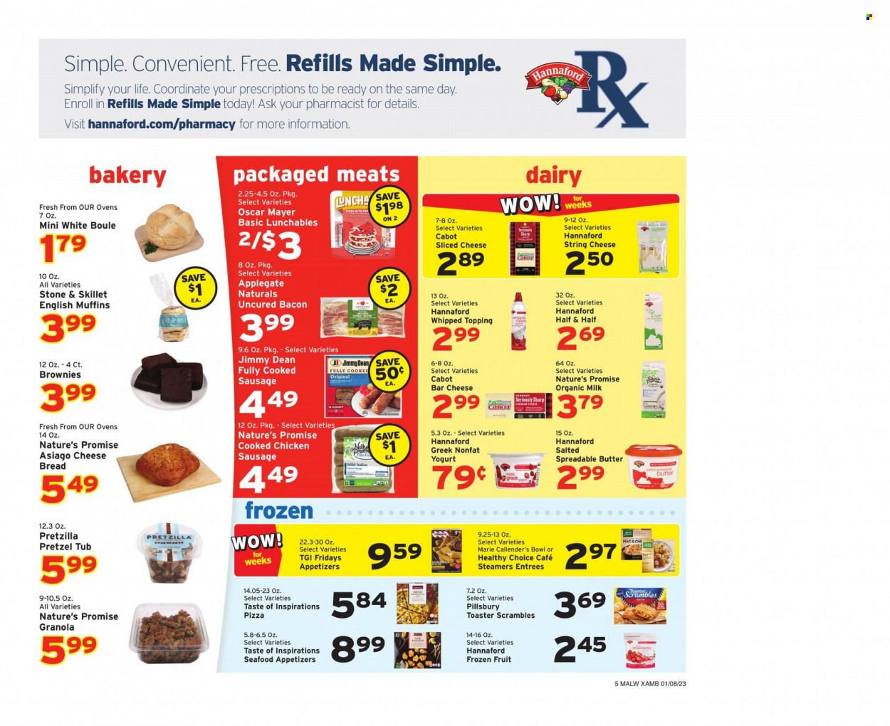 Hannaford (MA) Weekly Ad Flyer Specials January 8 to January 14, 2023