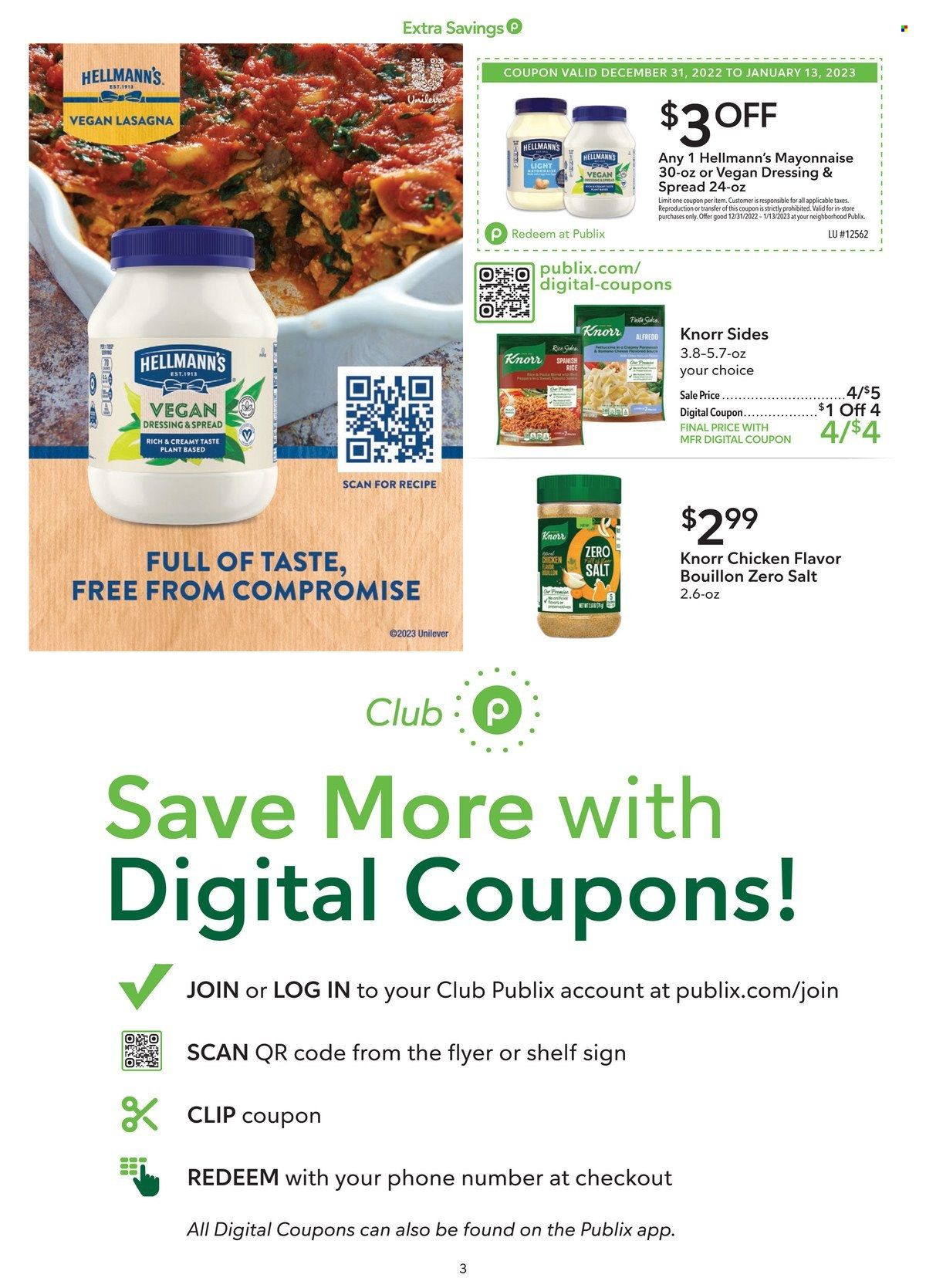 Publix (AL, FL, GA, NC, SC, TN) Weekly Ad Flyer Specials December 31 to January 13, 2023