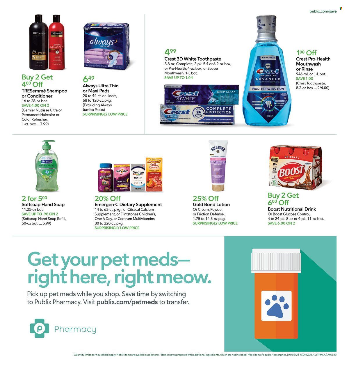 Publix (AL, FL, GA, NC, SC, TN) Weekly Ad Flyer Specials January 2 to January 11, 2023