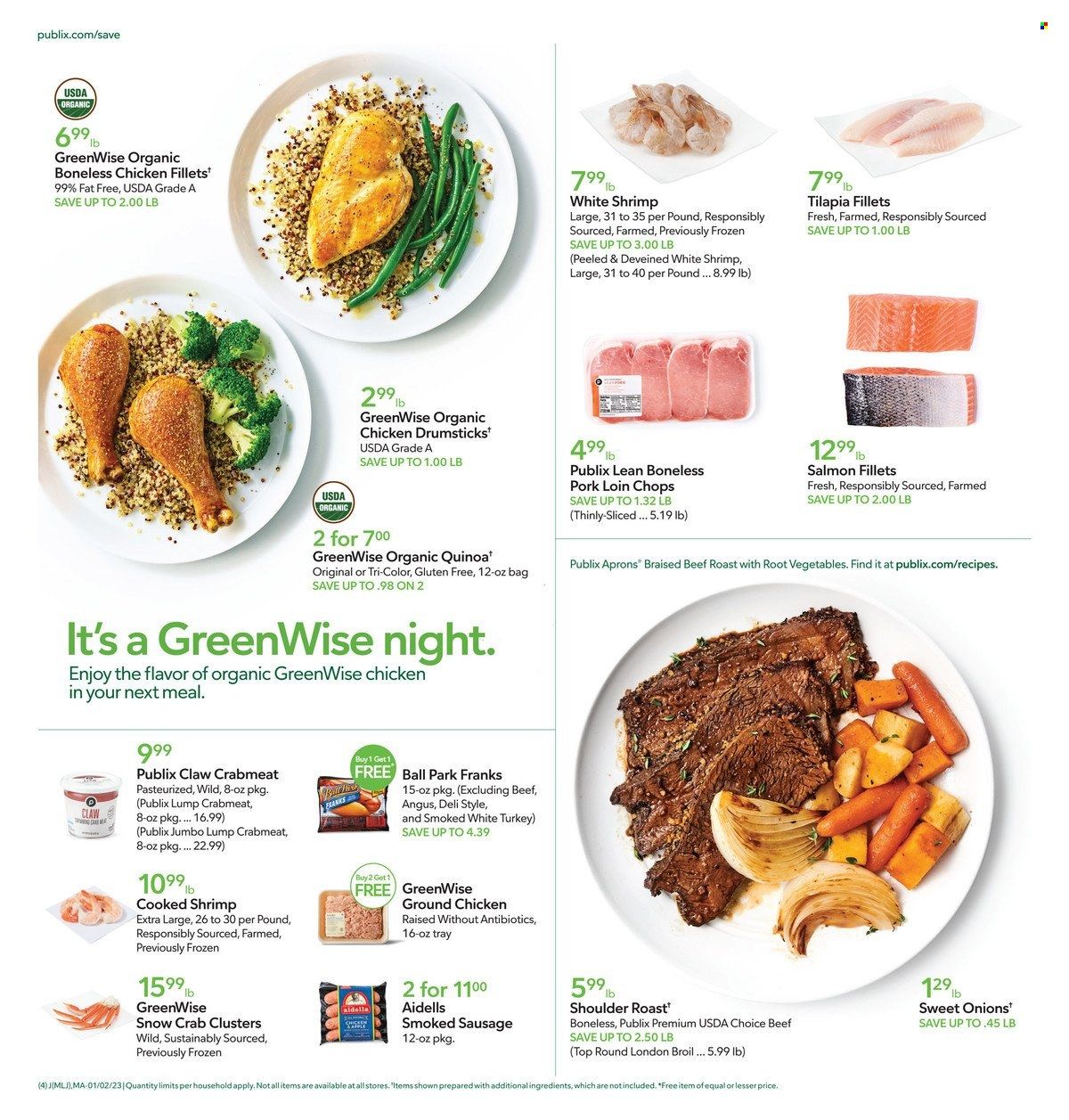 Publix (AL, FL, GA, NC, SC, TN) Weekly Ad Flyer Specials January 2 to January 11, 2023