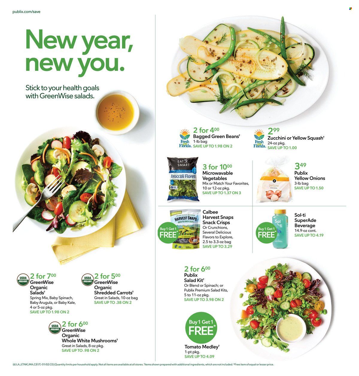 Publix (AL, FL, GA, NC, SC, TN) Weekly Ad Flyer Specials January 2 to January 11, 2023
