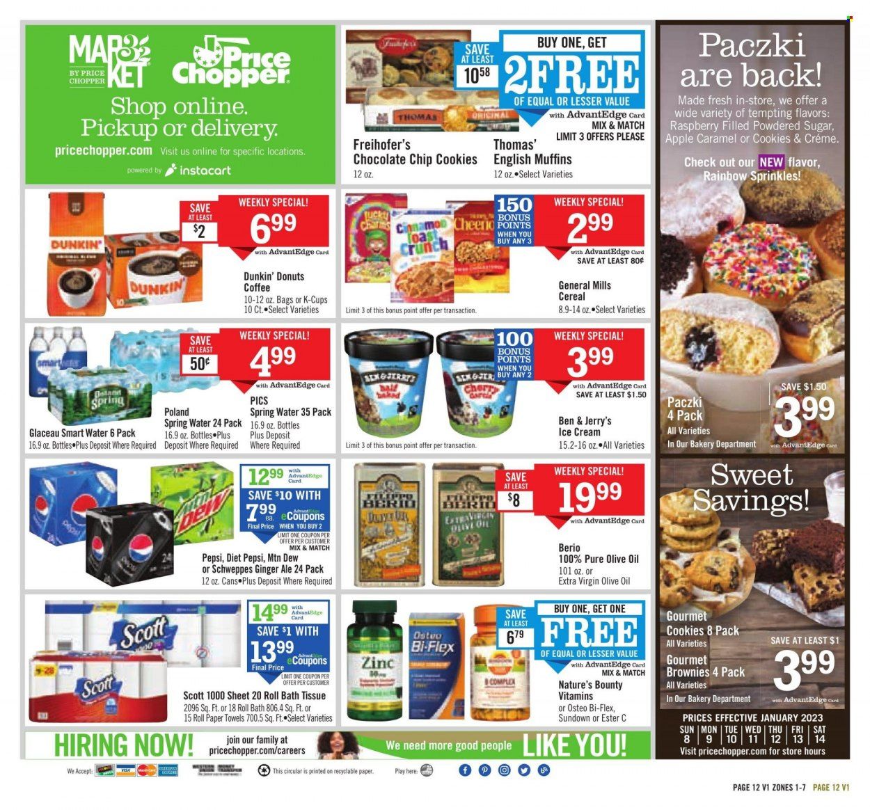 Price Chopper (CT, MA, NY, PA, VT) Weekly Ad Flyer Specials January 8 to January 14, 2023