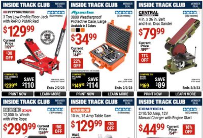 Harbor Freight Weekly Ad Flyer Specials January 6 to February 2, 2023