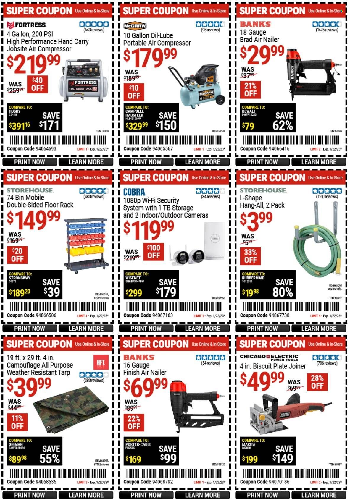 Harbor Freight Weekly Ad Flyer Specials January 9 to January 22, 2023