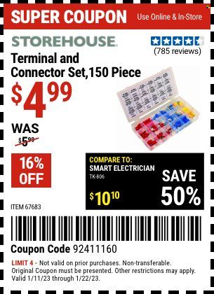 Harbor Freight Weekly Ad Flyer Specials January 11 to January 22, 2023