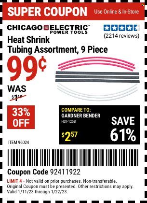 Harbor Freight Weekly Ad Flyer Specials January 11 to January 22, 2023