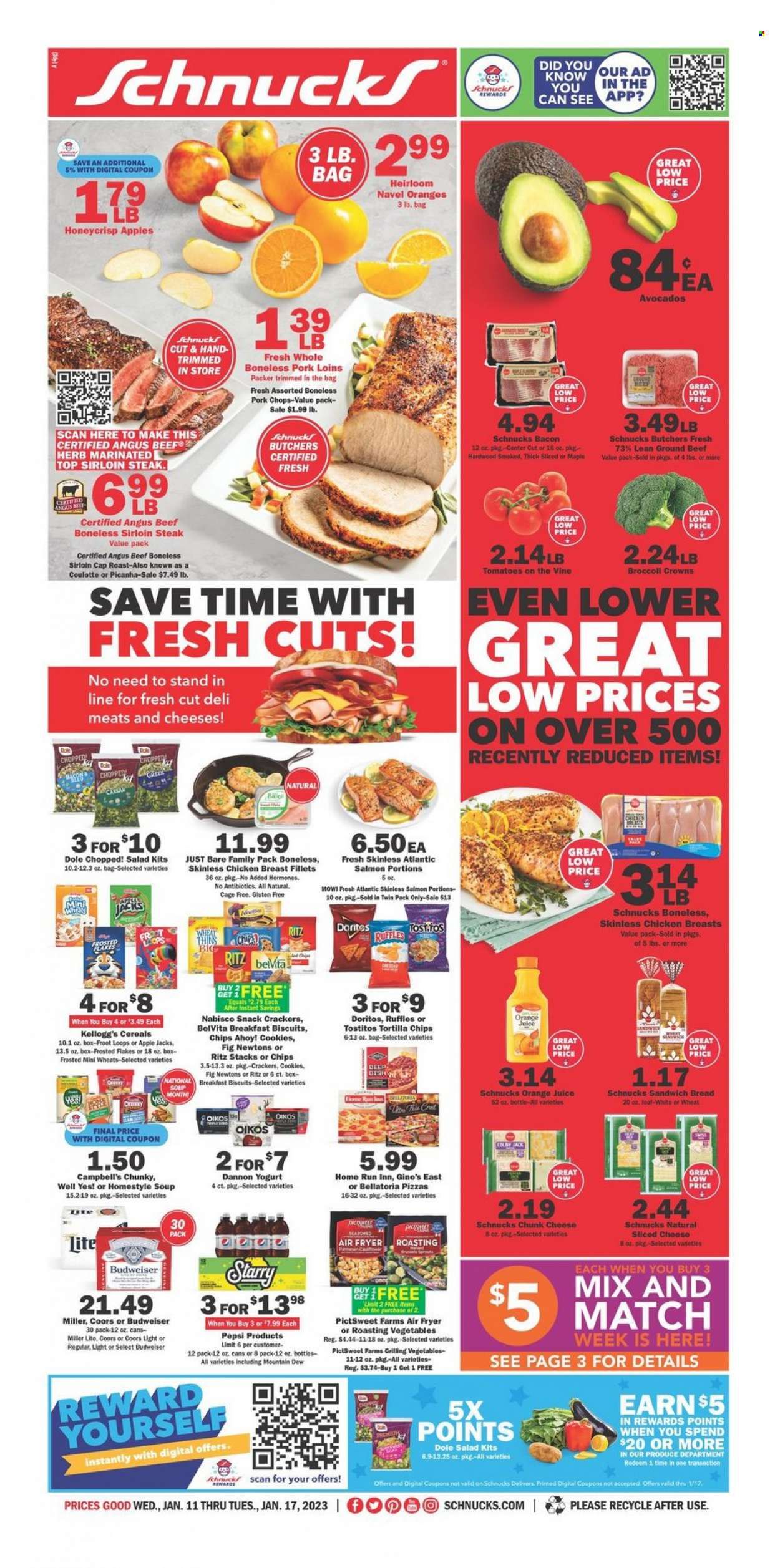 Schnucks (IA, IL, IN, MO) Weekly Ad Flyer Specials January 11 to January 17, 2023