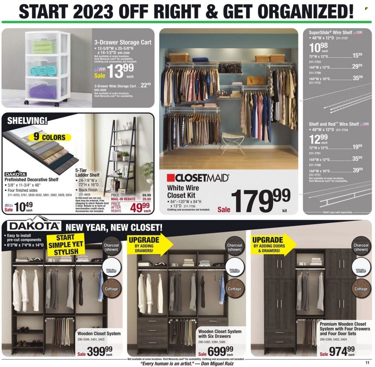 Menards Weekly Ad Flyer Specials January 1 to January 14, 2023