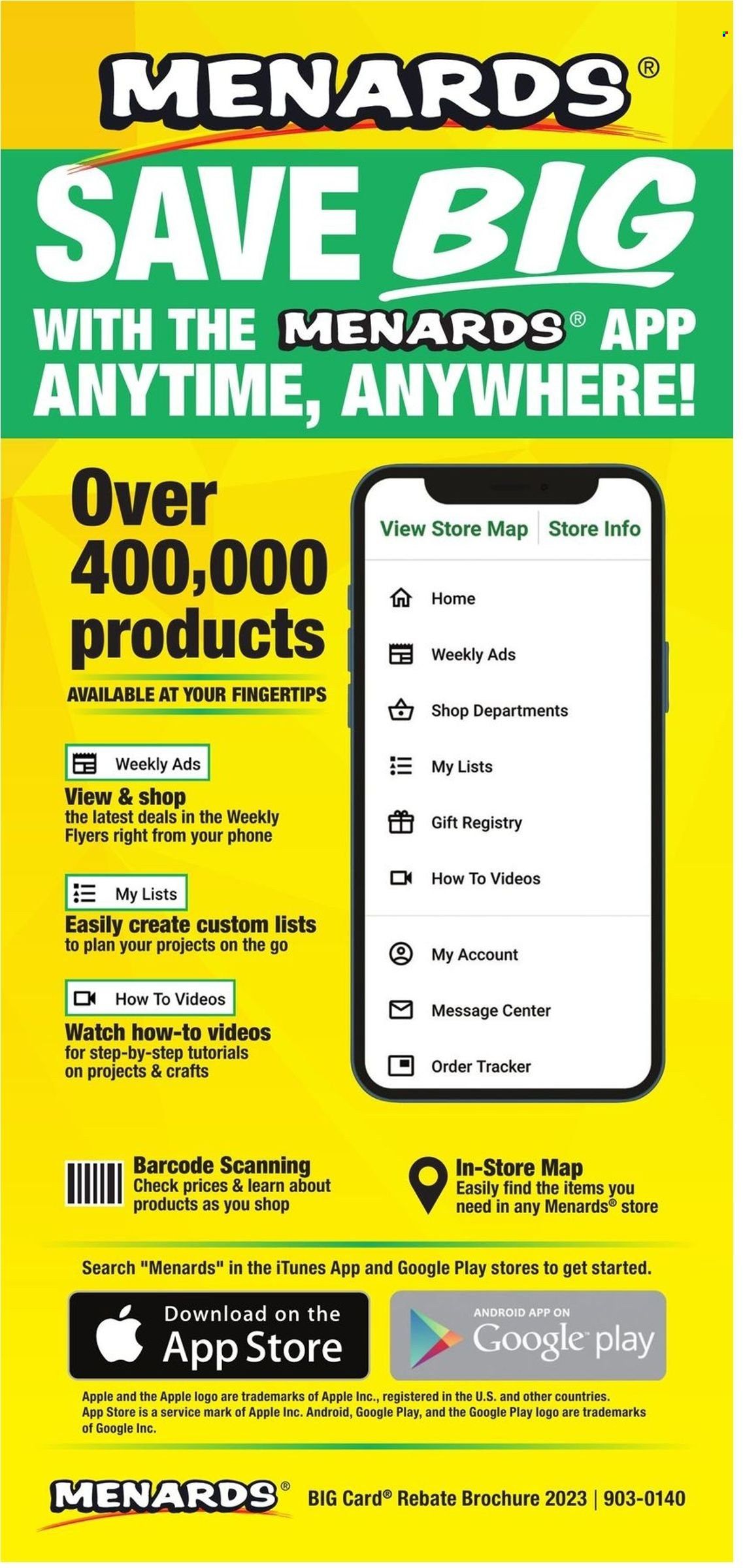 Menards Weekly Ad Flyer Specials January 2 to December 31, 2023