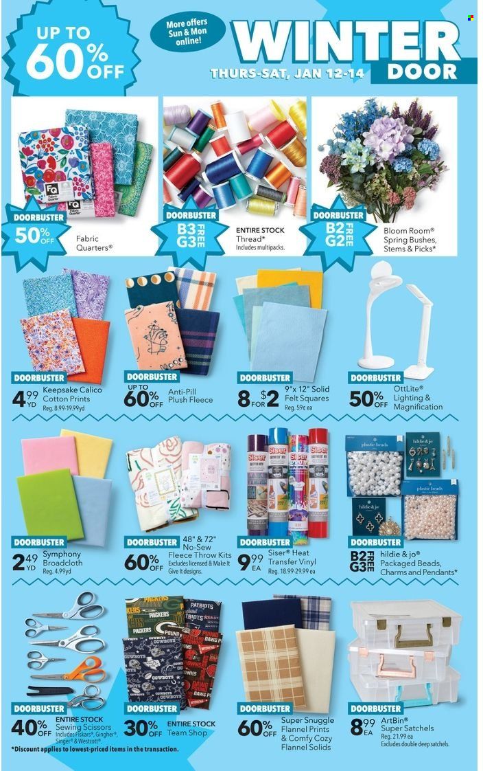 JOANN Weekly Ad Flyer Specials January 12 to February 1, 2023