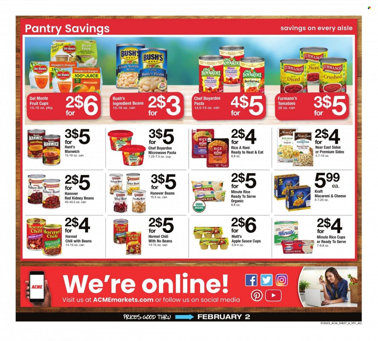 ACME (DE, NJ, NY, PA) Weekly Ad Flyer Specials January 6 to February 2, 2023