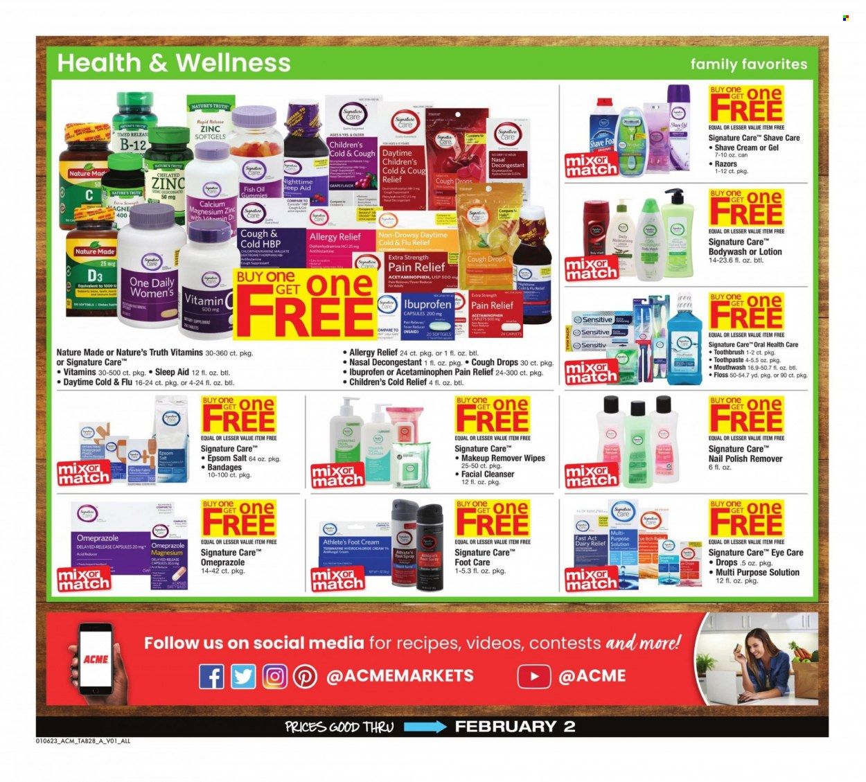 ACME (DE, NJ, NY, PA) Weekly Ad Flyer Specials January 6 to February 2, 2023