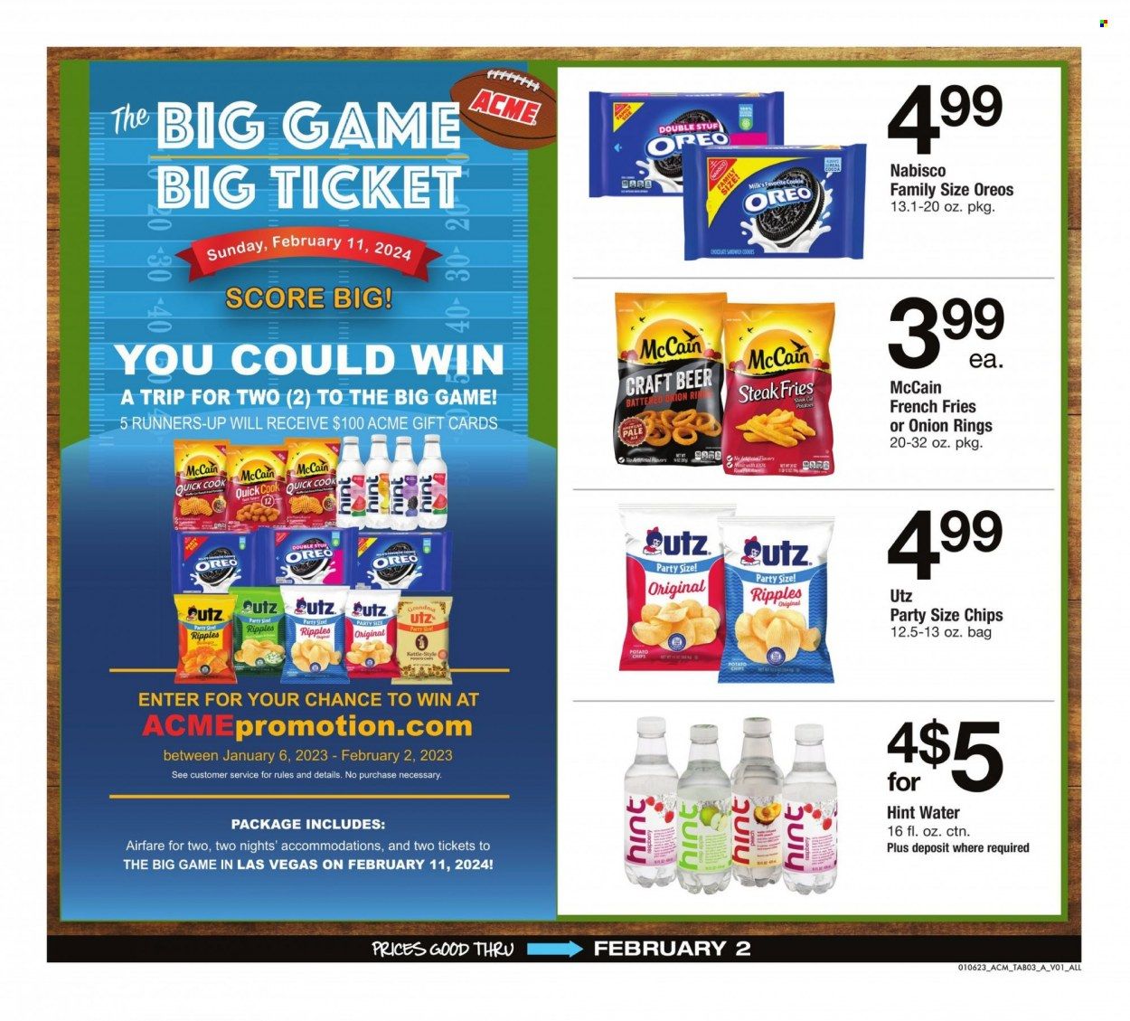 ACME (DE, NJ, NY, PA) Weekly Ad Flyer Specials January 6 to February 2, 2023