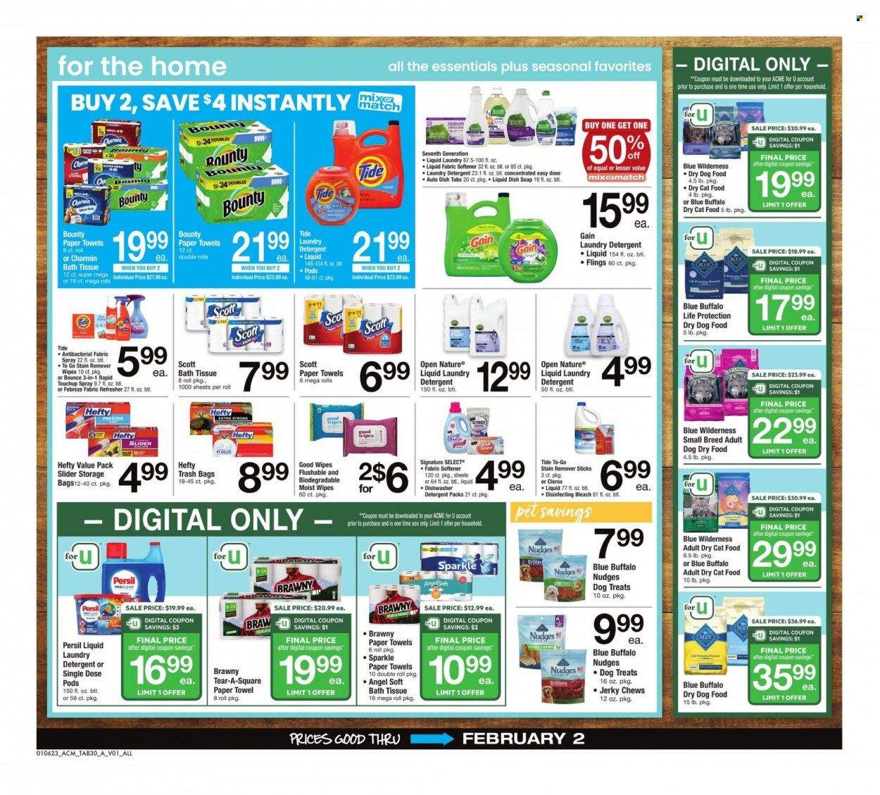 ACME (DE, NJ, NY, PA) Weekly Ad Flyer Specials January 6 to February 2, 2023