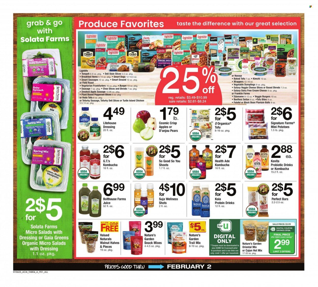 ACME (DE, NJ, NY, PA) Weekly Ad Flyer Specials January 6 to February 2, 2023