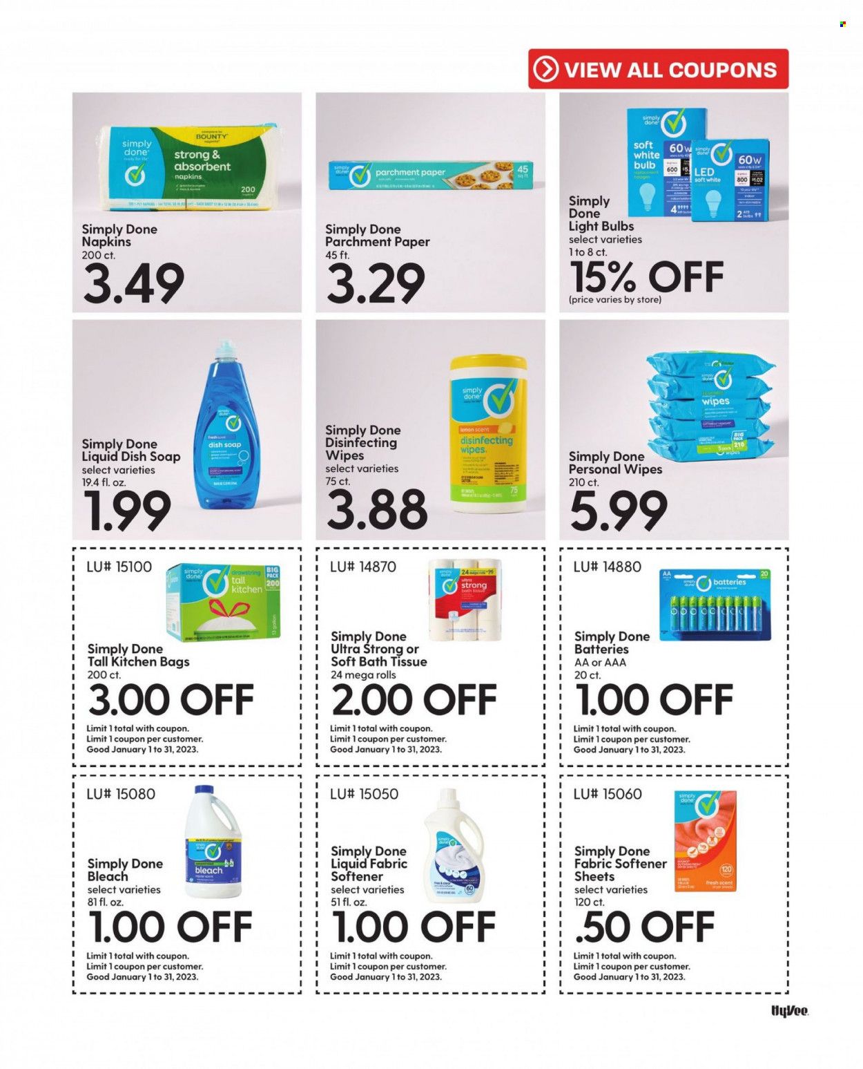 Hy-Vee (IA, IL, MN, MO, SD) Weekly Ad Flyer Specials January 1 to January 31, 2023